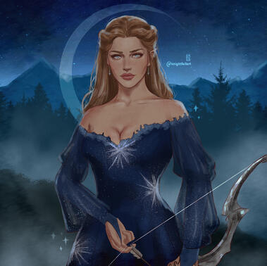 Personal Example: 1 character &#39;half-body&#39; w/ complex background